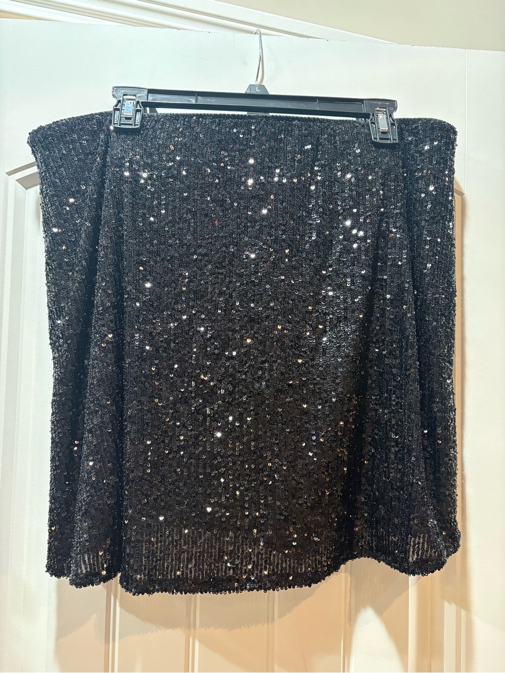 Show Me Your MuMu Black Sequin Mini Skirt